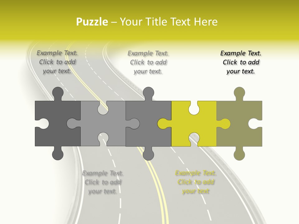 Journey Way White PowerPoint Template