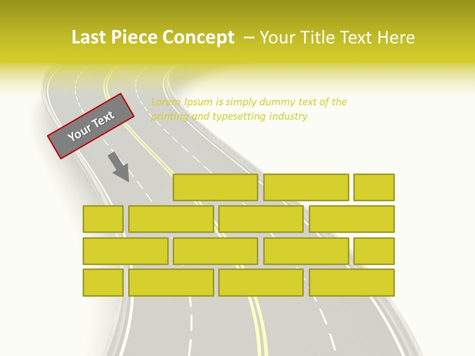 Journey Way White PowerPoint Template