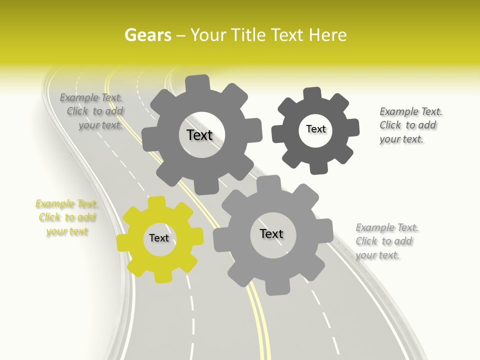 Journey Way White PowerPoint Template