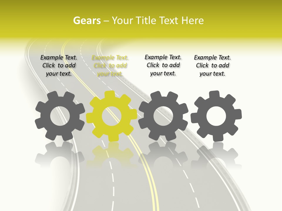 Journey Way White PowerPoint Template