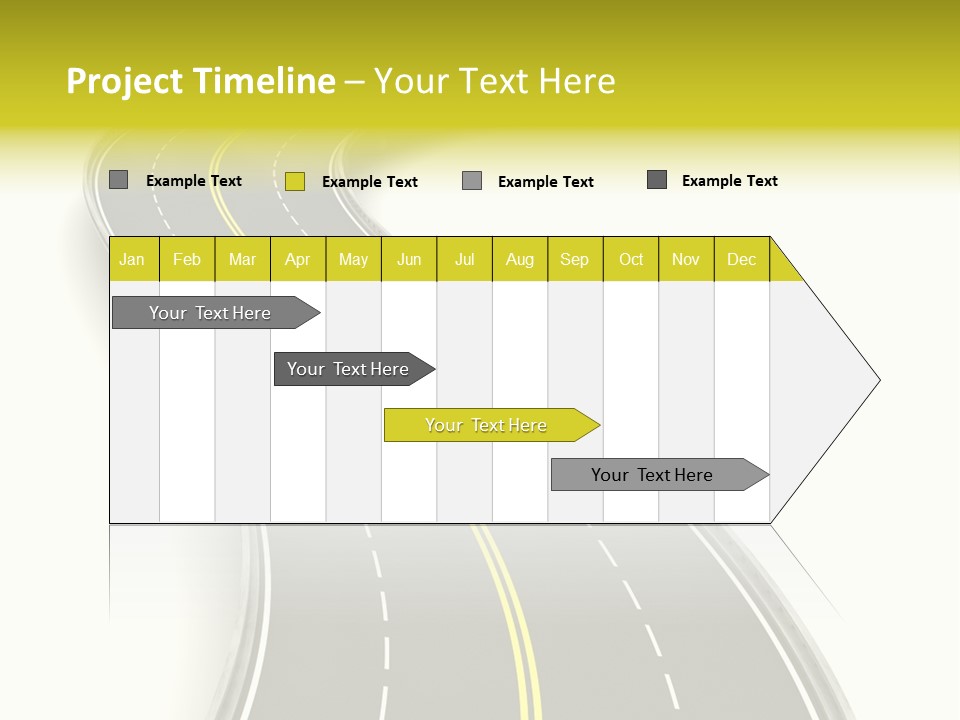 Journey Way White PowerPoint Template