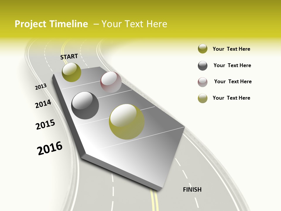Journey Way White PowerPoint Template