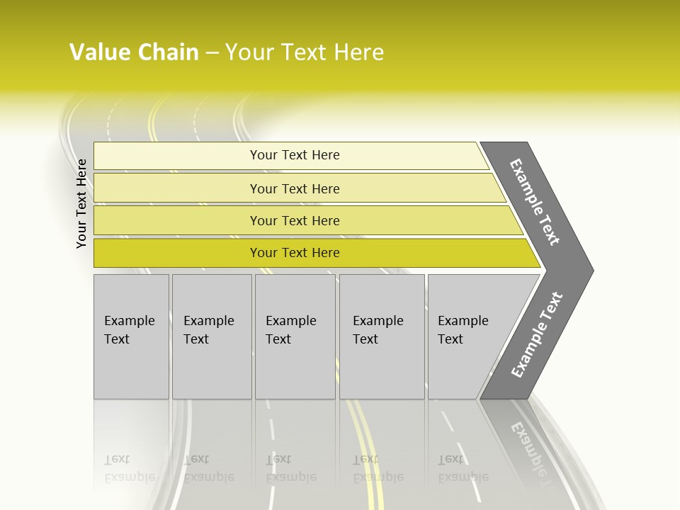 Journey Way White PowerPoint Template