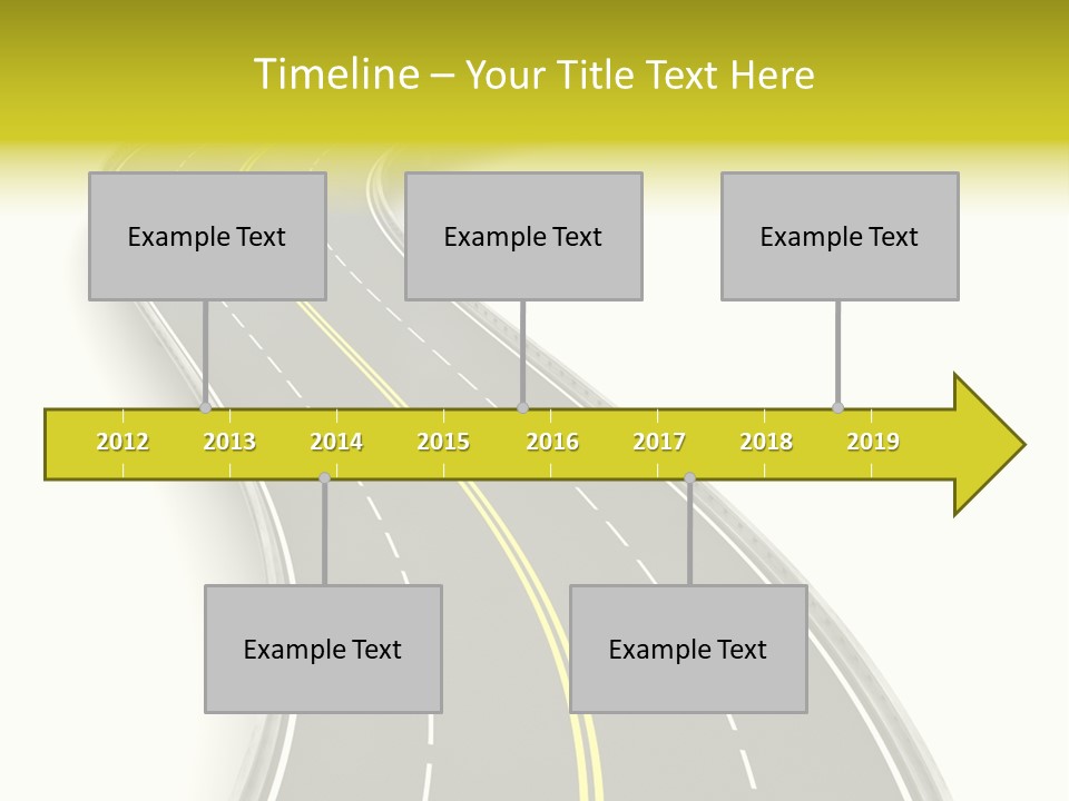 Journey Way White PowerPoint Template