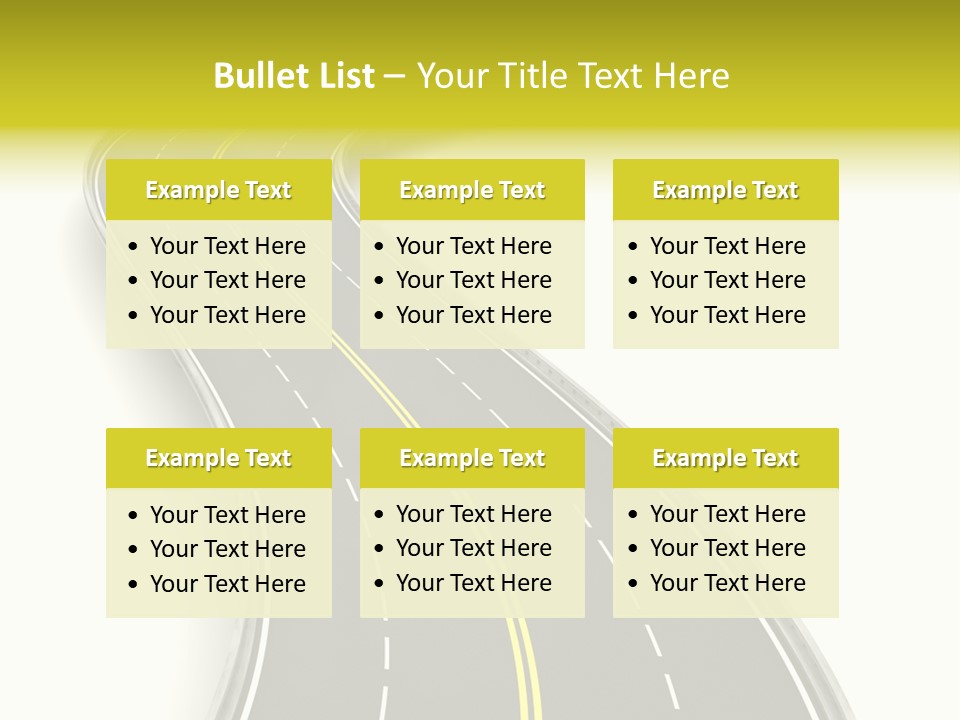 Journey Way White PowerPoint Template