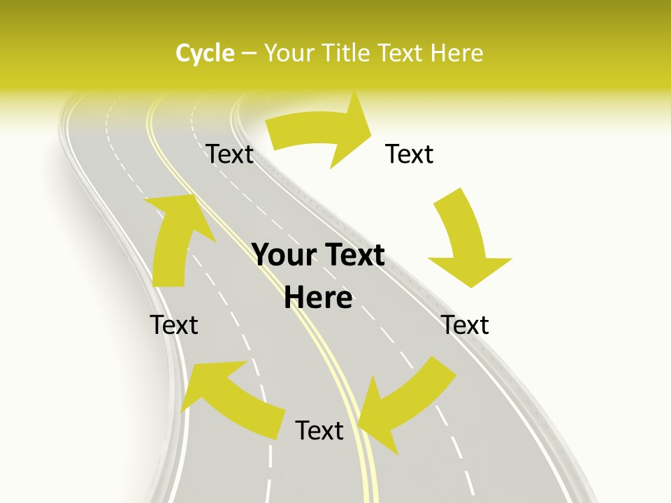 Journey Way White PowerPoint Template