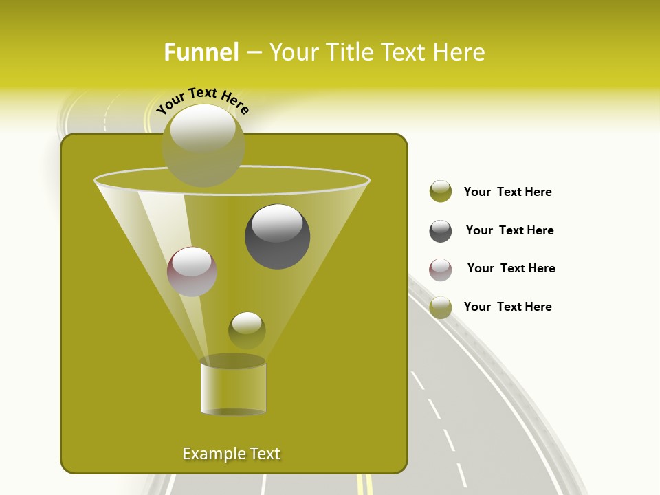 Journey Way White PowerPoint Template
