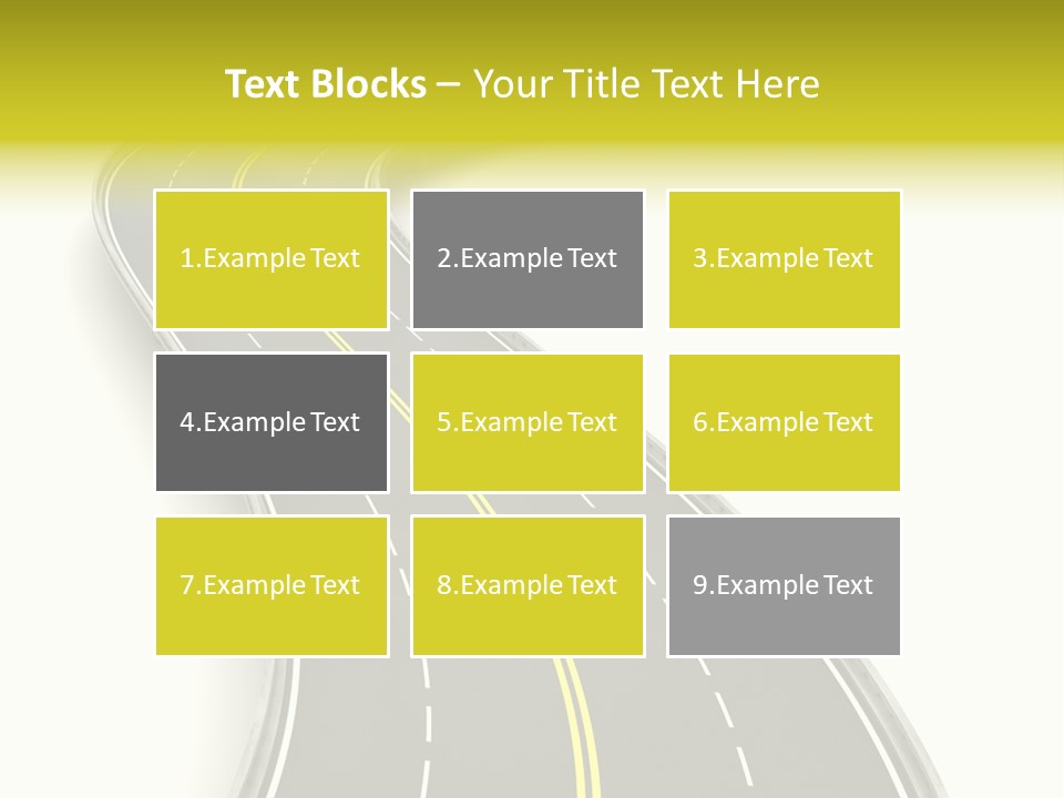 Journey Way White PowerPoint Template