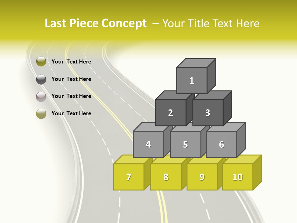 Journey Way White PowerPoint Template