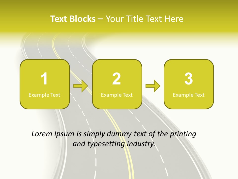 Journey Way White PowerPoint Template