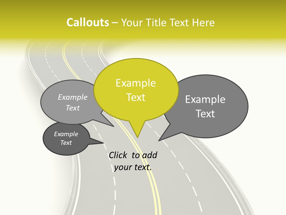 Journey Way White PowerPoint Template