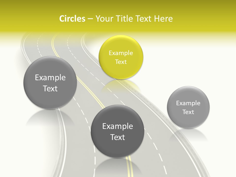 Journey Way White PowerPoint Template