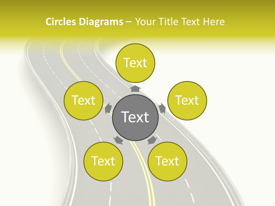 Journey Way White PowerPoint Template