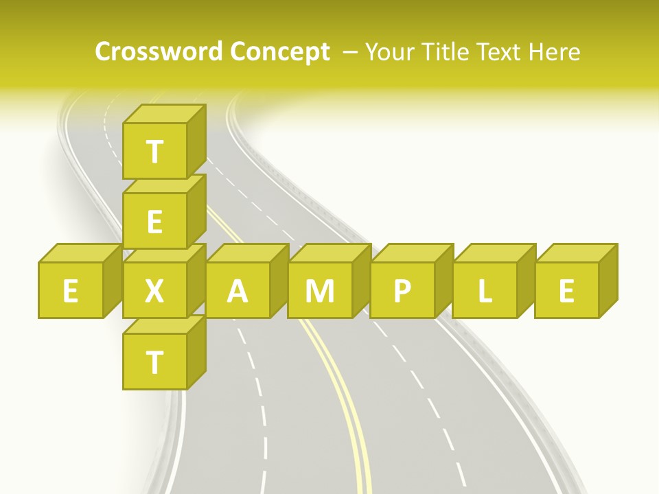 Journey Way White PowerPoint Template