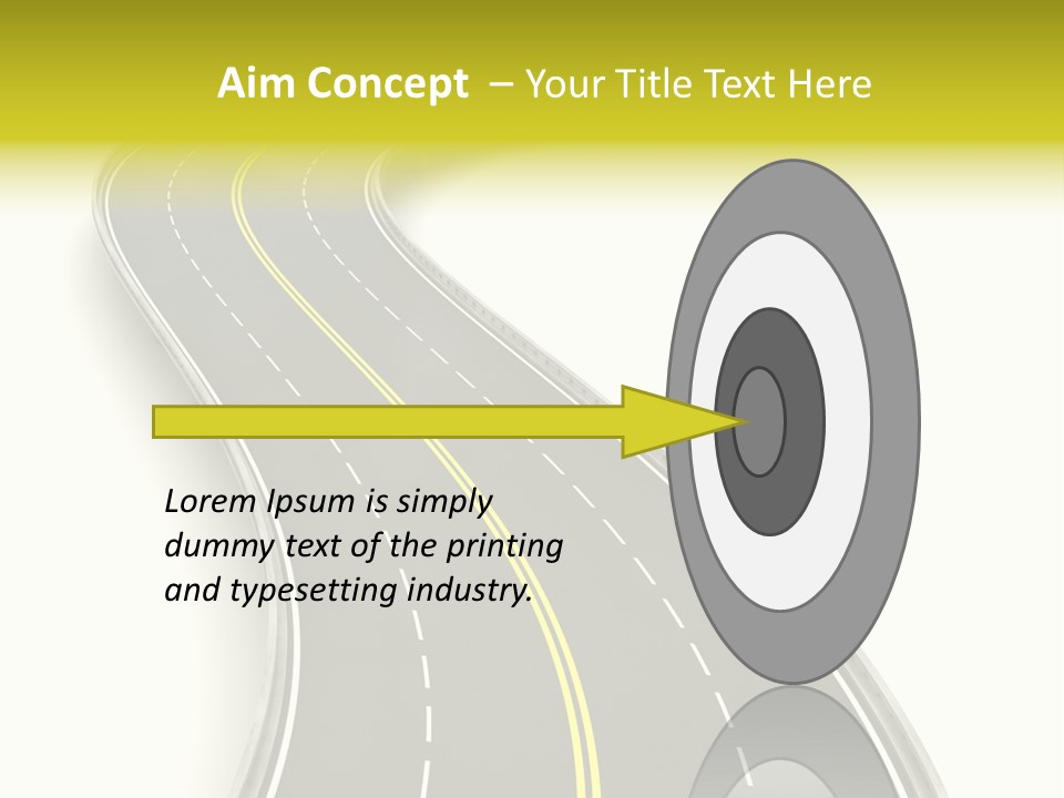 Journey Way White PowerPoint Template