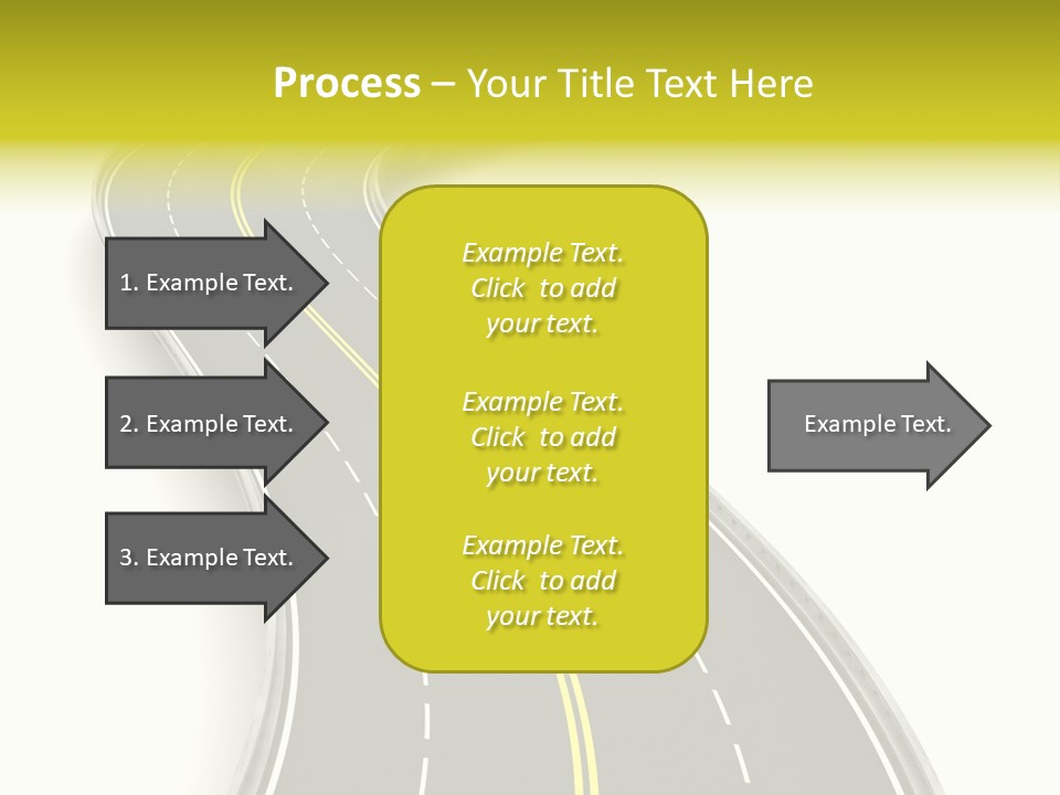 Journey Way White PowerPoint Template