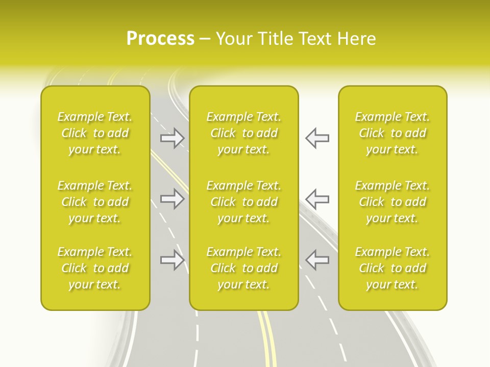 Journey Way White PowerPoint Template
