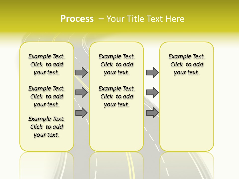 Journey Way White PowerPoint Template