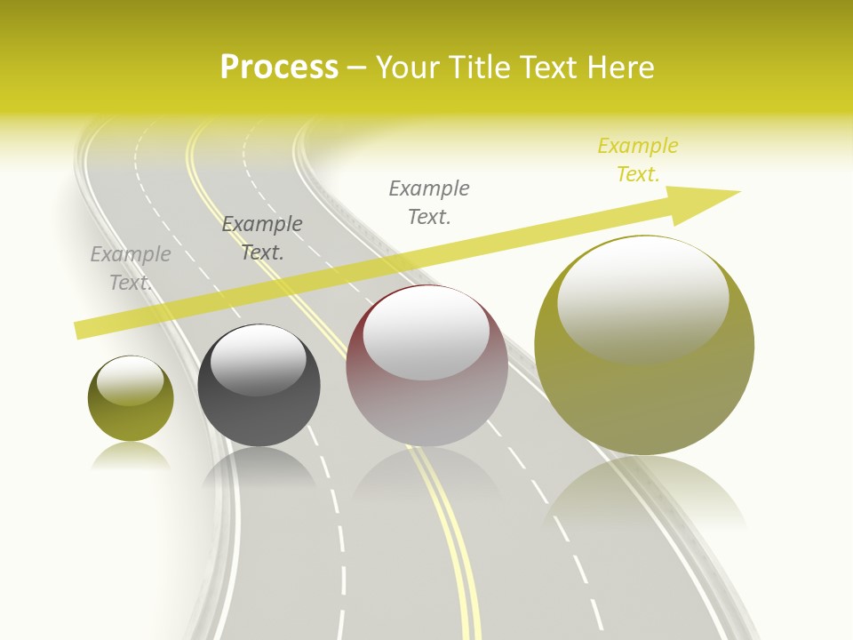 Journey Way White PowerPoint Template