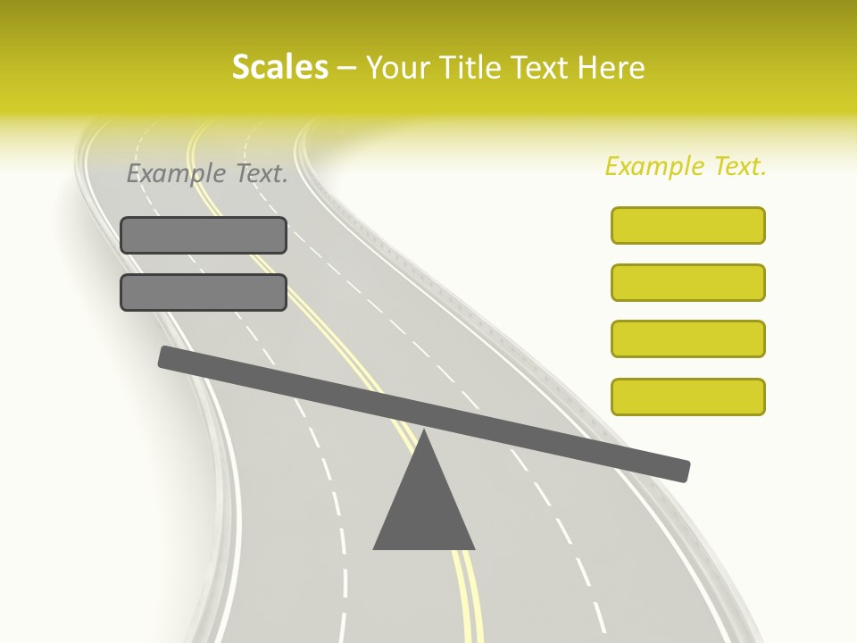 Journey Way White PowerPoint Template
