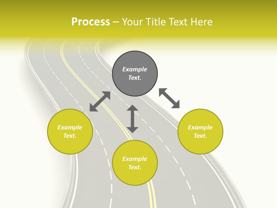 Journey Way White PowerPoint Template