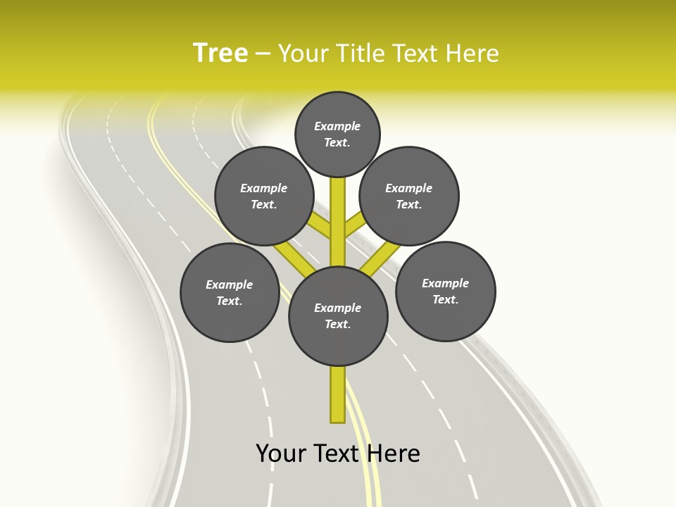 Journey Way White PowerPoint Template