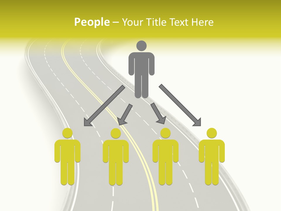 Journey Way White PowerPoint Template