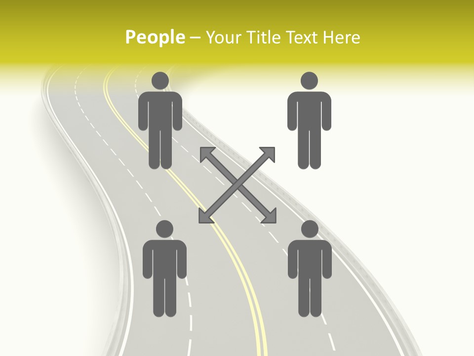 Journey Way White PowerPoint Template