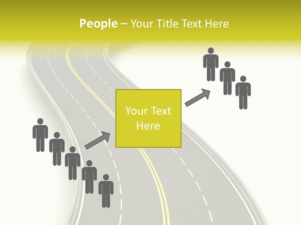 Journey Way White PowerPoint Template