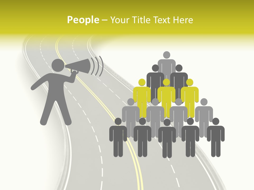 Journey Way White PowerPoint Template