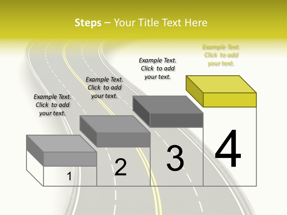 Journey Way White PowerPoint Template