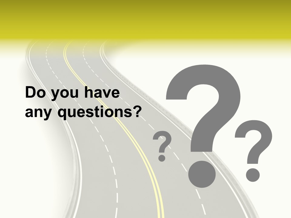 Journey Way White PowerPoint Template