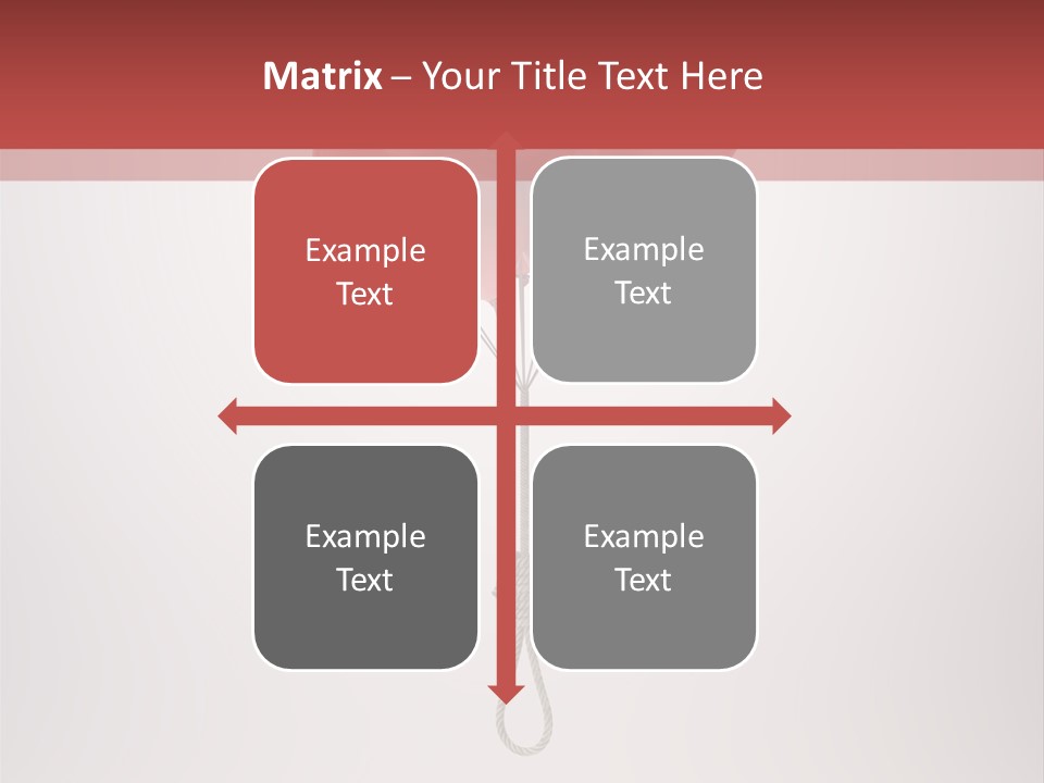 Dramatic Abuse Knot PowerPoint Template