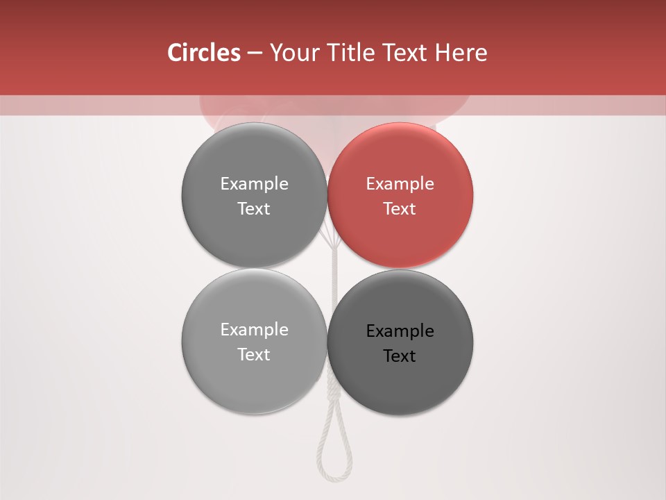 Dramatic Abuse Knot PowerPoint Template