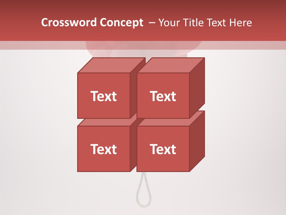 Dramatic Abuse Knot PowerPoint Template