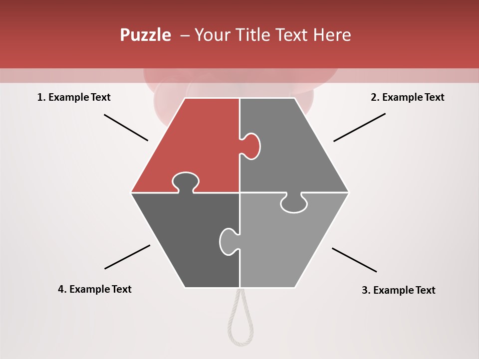 Dramatic Abuse Knot PowerPoint Template