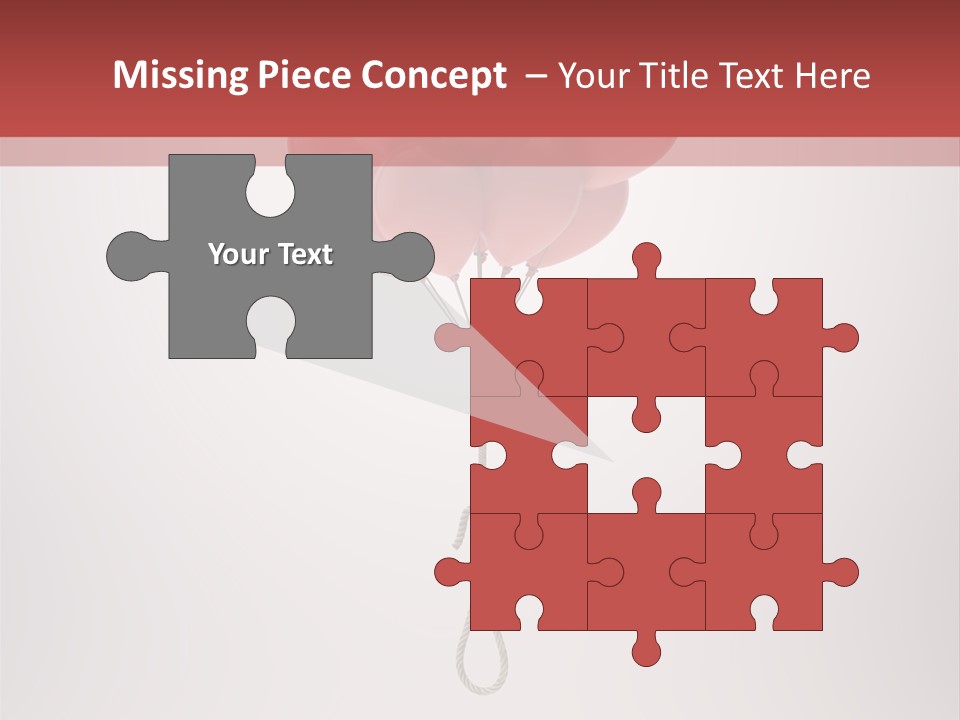 Dramatic Abuse Knot PowerPoint Template