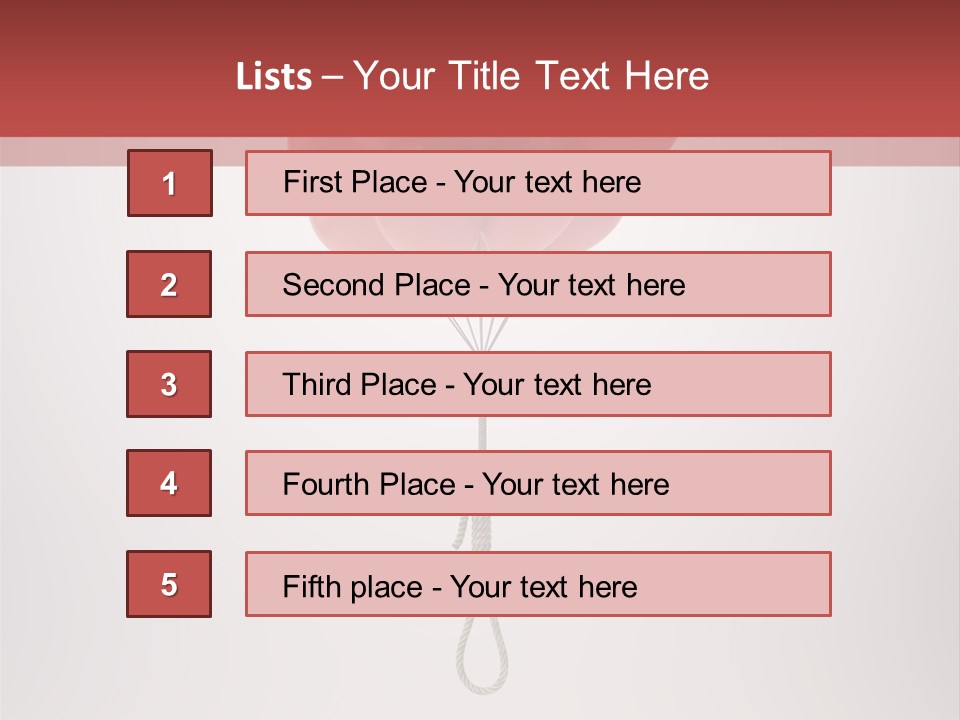 Dramatic Abuse Knot PowerPoint Template