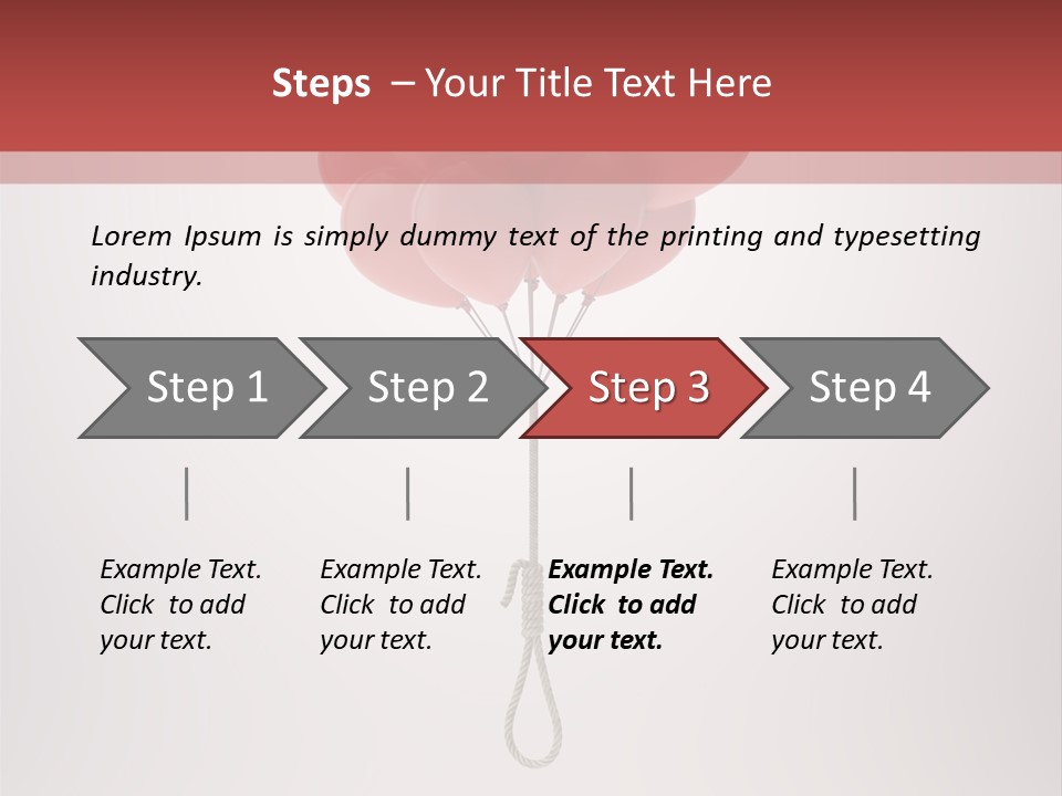 Dramatic Abuse Knot PowerPoint Template