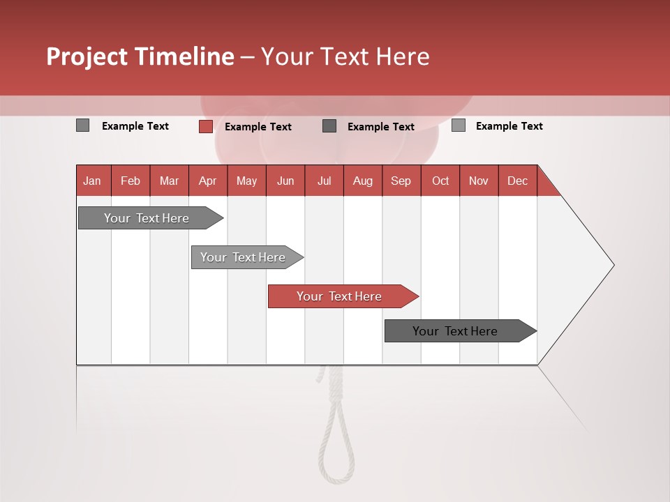Dramatic Abuse Knot PowerPoint Template
