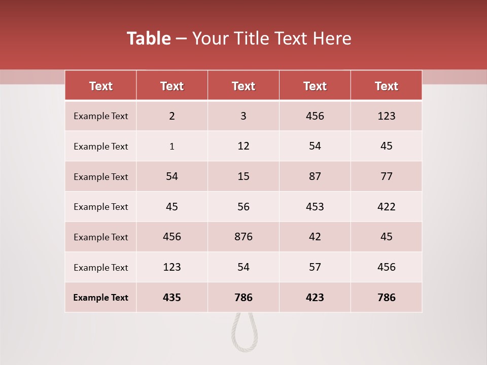 Dramatic Abuse Knot PowerPoint Template