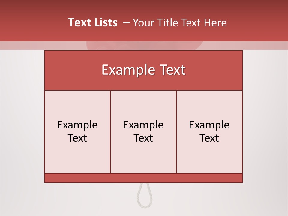 Dramatic Abuse Knot PowerPoint Template