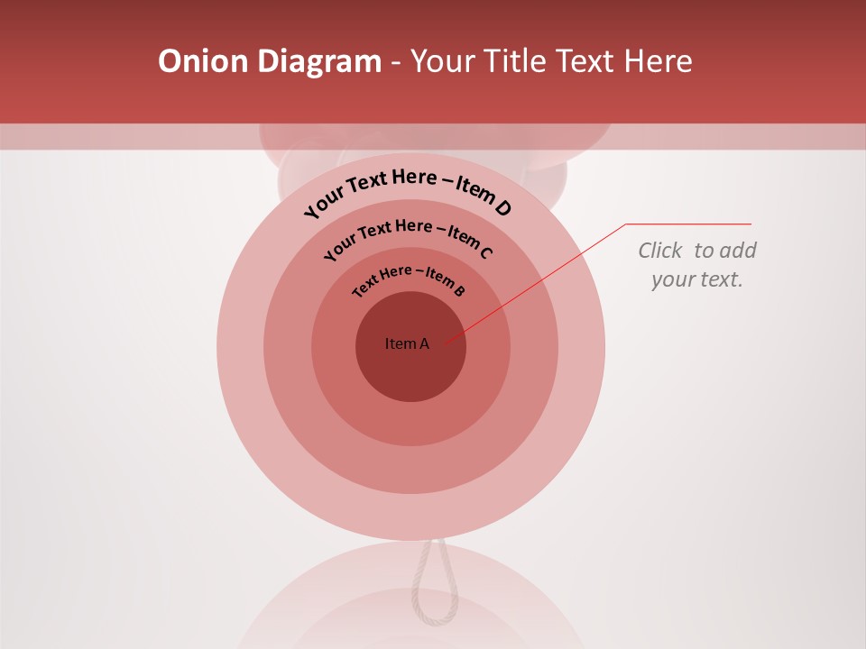 Dramatic Abuse Knot PowerPoint Template
