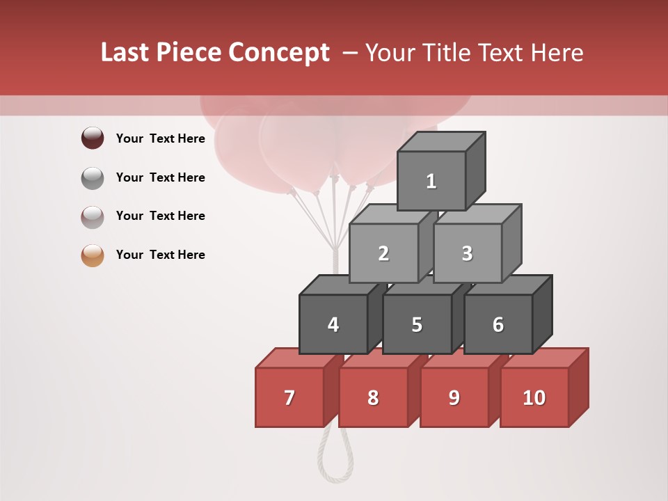 Dramatic Abuse Knot PowerPoint Template
