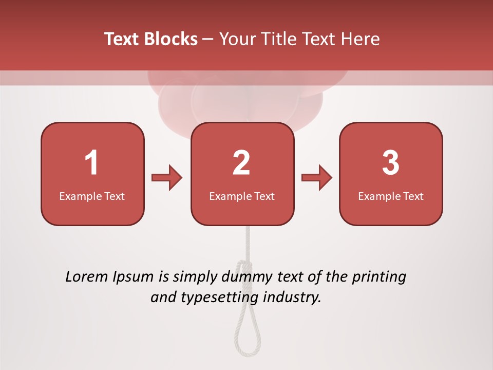 Dramatic Abuse Knot PowerPoint Template