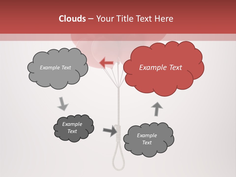 Dramatic Abuse Knot PowerPoint Template