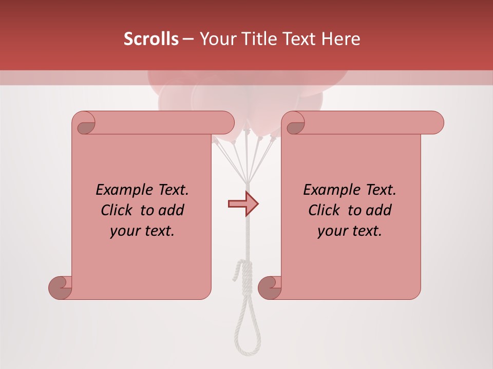 Dramatic Abuse Knot PowerPoint Template