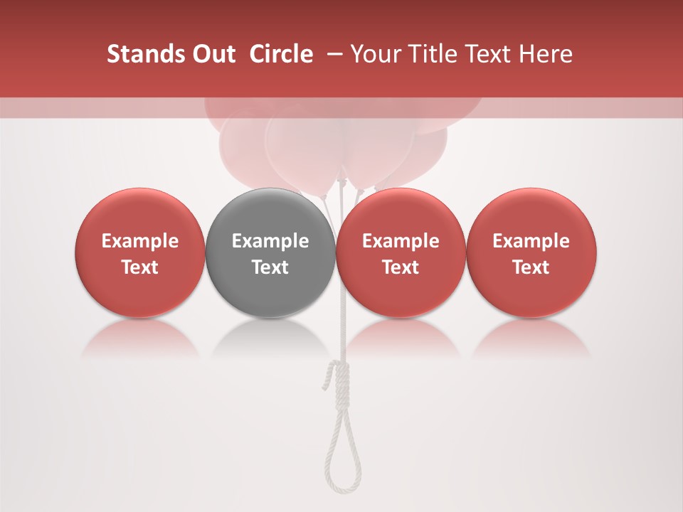 Dramatic Abuse Knot PowerPoint Template