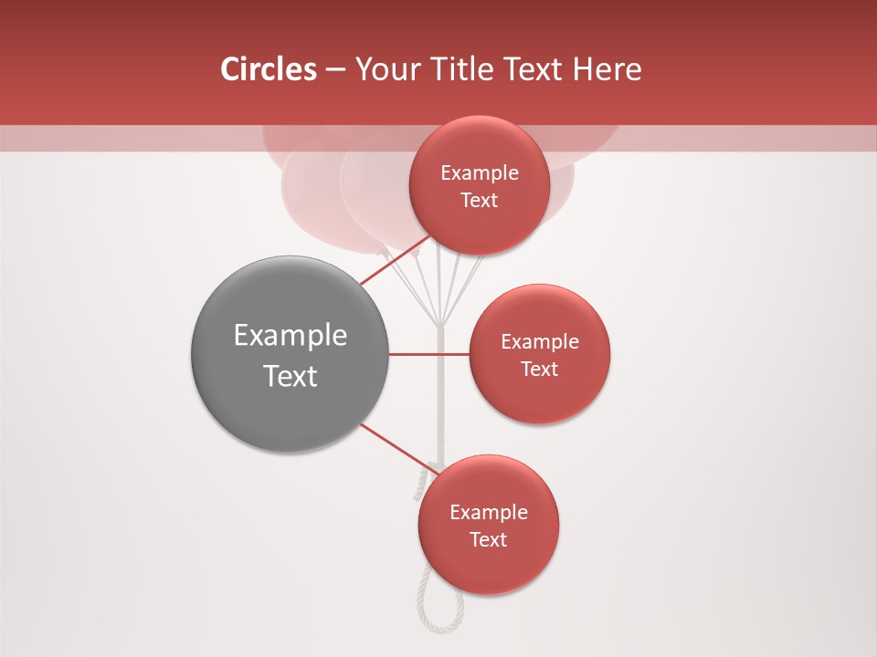 Dramatic Abuse Knot PowerPoint Template