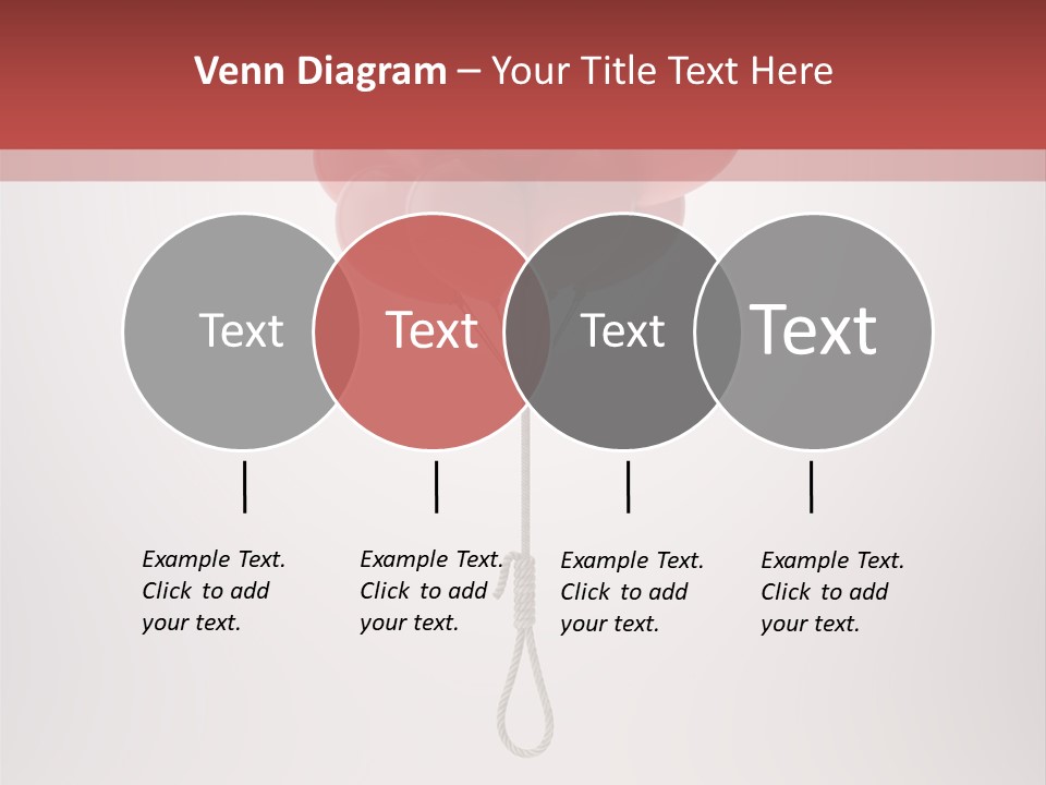 Dramatic Abuse Knot PowerPoint Template